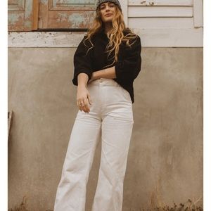 Esby Finch Jean In Cream Denim size 10